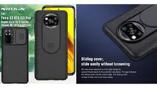 Camera Protection Case NILLKIN for Xiaomi Poco X3 NFC Pro F3 Mi 10T Lite Redmi Note 10
