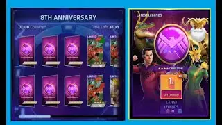 Marvel Puzzle Quest: Жетоны 8-й годовщины! (MPQ)