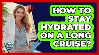 How To Stay Hydrated On A Long Cruise?