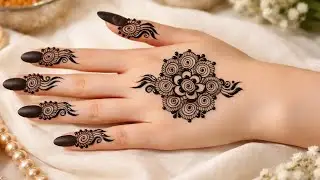 mandala mehndi design | new mandala mehndi design | simple mandala mehndi design #mehndi #viralvideo