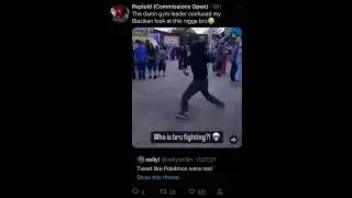 Tweet like pokemon were real