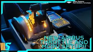 New @piromoretta Airbus Throttle and @javasimulator5843 MCDU setup for upcoming streams