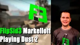 FlipSid3 Markeloff играет в CS:GO MM с CeH9 на Dust 2 (трансляция на Twitch) (RUS)