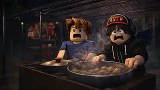 Aku dan Athar jualan Bakso Malang Malam Hari,Ternyata pembeli nya.?! 😱 | Roblox Bakso Malang Anomali