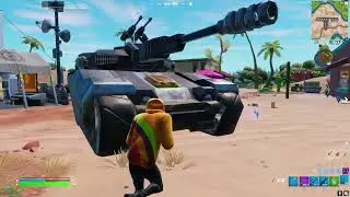 The search of the Armored Battle Bus in Fortnite Battle Lab...