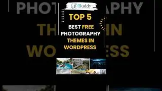 Top 5 Best free Photography Themes in WordPress #website #wordpress #photographywebsite #theme