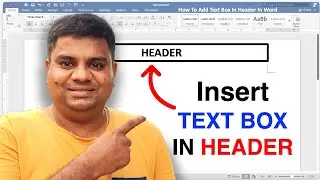 How To Add Text Box In Header In Word - [ SOLVED ]