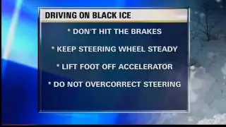 Tips for Driving on 'Black Ice'
