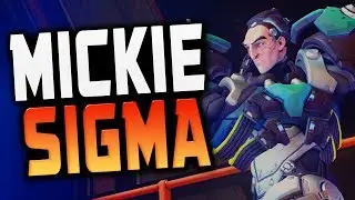 MICKIE DOMINATING AS SIGMA! COMPETITIVE! [ OVERWATCH SEASON 18 TOP 500 ]