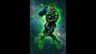 DC's John Stewart & Merayn Dethalis Kissing Each other whiles Airbourne
