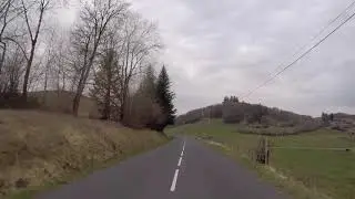 France Cantal Road to Mauriac, Gopro / France Cantal Route vers Mauriac, Gopro