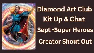 Diamond Painting Kit Up - Diamond Art Club - Marvel - Dr. Strange- Magic Portal - Creator Shout Out