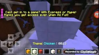Minrcraft Minigames BuildWars: My Chicken