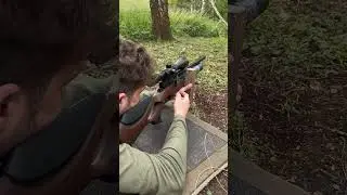 Down at the range with the BSA R12 CLX Pro. Carbon Bottle Air Rifle