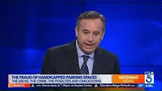 Top Family Law Attorney Christopher C. Melcher on KTLA 5 - The Fraud of Handicapped Parking Spaces