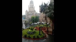 Chattrapati Shivaji Maharaj terminus (CSMT): the view from inside the building. #mumbai #csmt