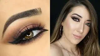 Sultry Cat Eye and Soft Arabic Makeup Tutorial | Zoeva Cosmetics Cocoa Blend Palette