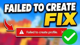 How To Fix Minecraft Failed To Create Profile (2026) | Minecraft Launcher Error Fix