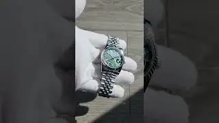 36mm Green Palm Motif Seiko Mod #wristwatch #watchcollection #watchcollector #watchlover #seikomod