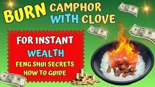 Burn Camphor With Cloves For Huge Wealth: Money Magnet Feng Shui Secrets | How To Do Tips
