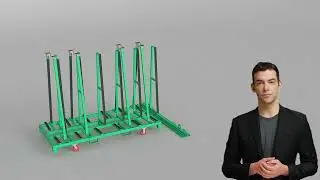 a frame glass rack、glass transport rack