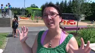 Lansdowne Park playground: Looks great, lacks variety and no shade
