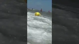 🚩🚩🚩 Red Flag, Nice Waves in Stalis Beach, Crete, Greece! 🌊🌊🌊 Epic!