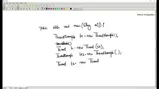 MultiThreading:- Thread.getName(), setName(), getId(), Thread.currentThread(), Thread.sleep(ms)