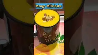 Mango Milkshake Recipe | Very Simple & Tasty Mango Milkshake | Mango Shake | #shorts #shortsvideo