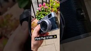 The first Fuji X100 , the viewfinder vintage camera look in 2024 #photography #analogic