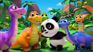 Baby Panda's Dinosaur Era Exploration Cocomelon, ChuChu TV Nursery Rhymes & Kids Songs, Pinkfong