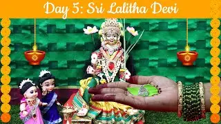 Miniature Navaratri Celebrations Day 5- Sri Lalitha Devi I Sri Chakra Puja l Bellam Paramannam