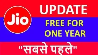 Jio new update with one year FREE Packages with Details