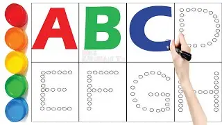 Abc Dotted Tracing, English Alphabet Writing, Preschool learning #abc #alphabets #kidschohantv 112