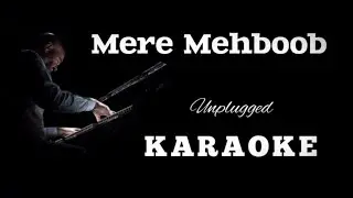 Mere Mehboob Qayamat Unplugged Karaoke | Laxmikant Pyarelal New version karaoke | RRK Music Creator