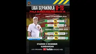 BIG MATCH! PS ALLIGATOR vs TELAGA LANGSAT FC; LIGA U18 HSS 2025 PEKAN 14