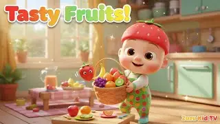 Tasty Fruit Names &ndash; Nursery Rhyme, Toddler Fruit Learning, and Fun Snack Adventure with Zuzu