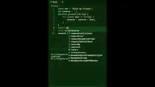 String reverse using for of loop best example