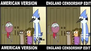 Regular Show SCENE (CENSORED VS UNCENSORED)