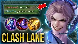 DARK SYSTEM! GODLY LIANG IN CLASH LANE TROLL Full Damage Build | HoK