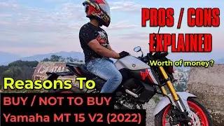 2022 Yamaha MT15 V2 | Watch before Buying | Ride Review | Pros and Cons Explained