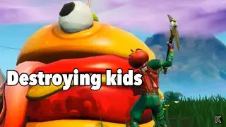 Destroying kids with a broken arm
