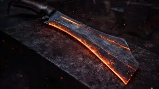 Brutal Cleaver Chopper Knife | Full Handmade Production Process | Heavy Duty Blade