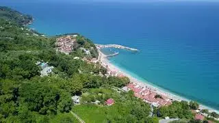 4K Panoramic views from Mount Pelion in Greece