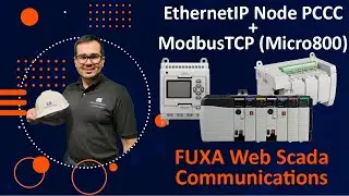 EthernetIP Node PCCC + ModbusTCP (Micro800) | FUXA Web Scada Communications
