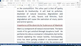 Chapter- 1 Biodiversity (Part 1) Balance in Nature (Explanation in Hindi)
