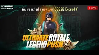 Ultimate Royal Legend Rank push with Subscribers ❤️|| #shorts #viral #live #1v4clutch #bgmi #gaming