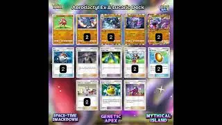 🛠️ Building Ultimate Aerodactyl EX & Lucario Deck! ⚔️ Pok&eacute;mon TCG Pocket #pokemon #pokemontcgpocket