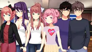 DDLC Mod: DokiTuber Space Classroom Hangout - Enter Guy