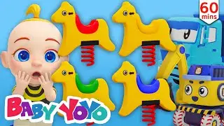 Разнообразные конфеты (Playground Spring Rider) | Детские песенки- Baby yoyo